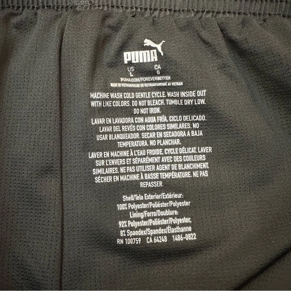 Puma Swim Trunk Regular Fit Men’s Size L Black
